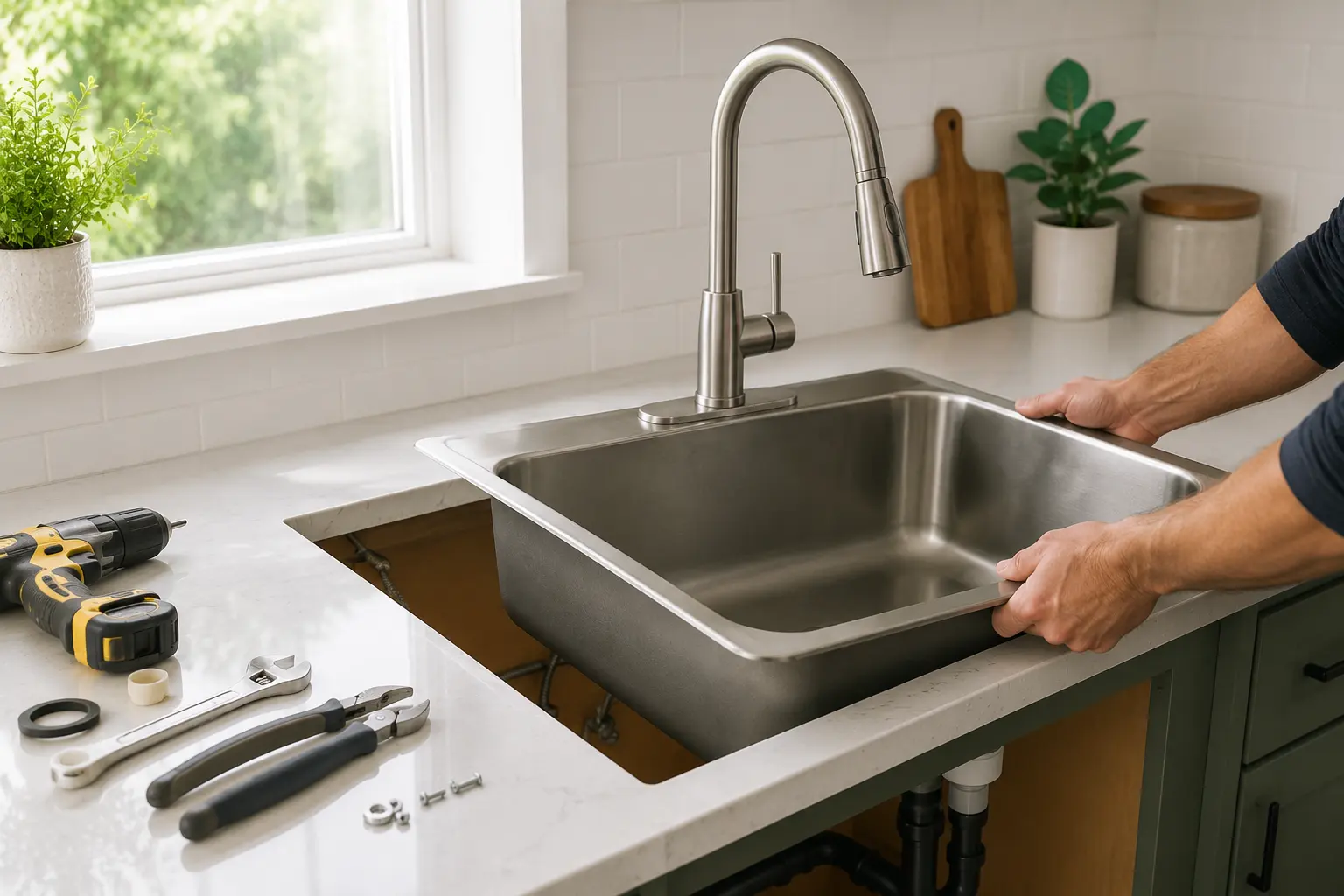 Read more about the article How to Install a Kitchen Sink: Your Step-by-Step Guide